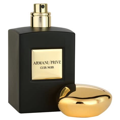 cuir noir armani prive